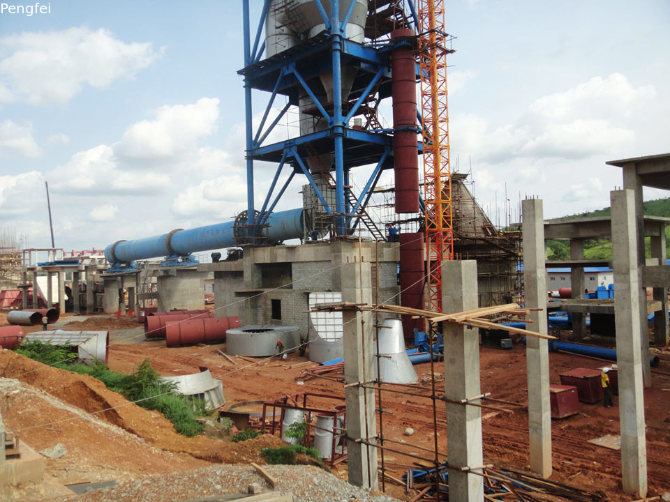 100tph Cement Plant Rotary Kiln Dry Process Cement Equipment